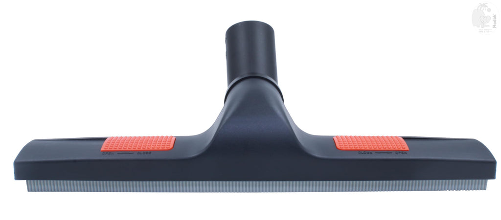 Brush for Wet Floor Cleaning, for Indoor and Outdoor, Suitable for Wooden-, Stone- and Tile Flooring, Sliding on 2 Wheels, EU Import,  45mm