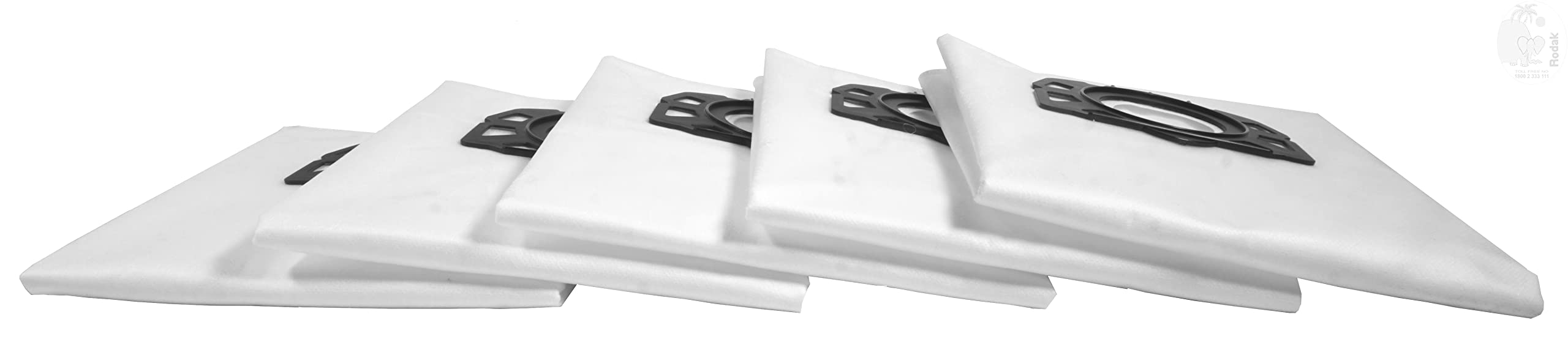 Fleece Dust Bags Set Of 5 - for Karchre Vacuum Cleaner WD4, WD5, WD6