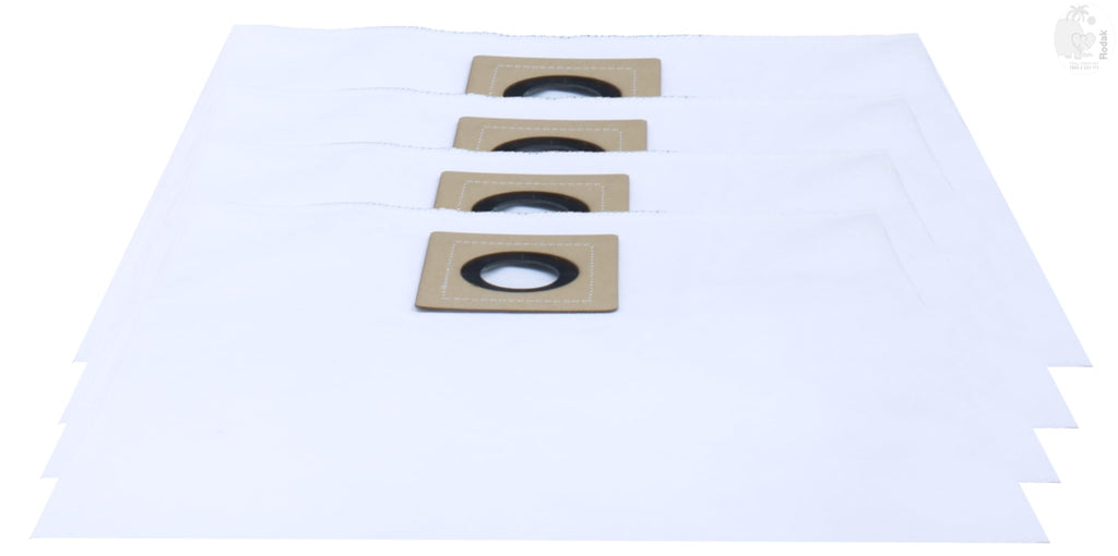 Set of 4 Dust Bags Compatible with Euroclean Ultimo, Tear Resistant, 3-Ply Dust Bags Provides an Advanced Filtration on Micro-Level Compared to 2 Ply Paper Filters