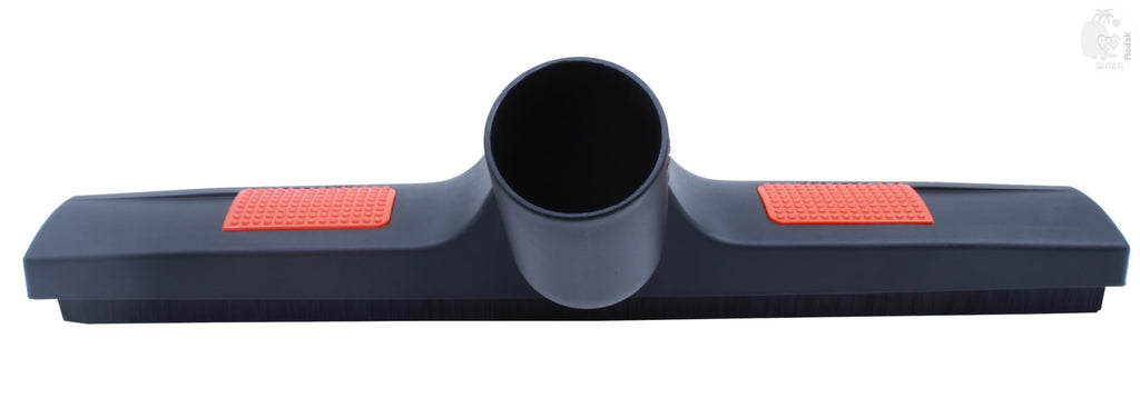 Brush for Dry Floor Cleaning, for Indoor and Outdoor, Suitable for Wooden-, Stone- and Tile Flooring, Sliding on 2 Wheels, EU Import, 45mm