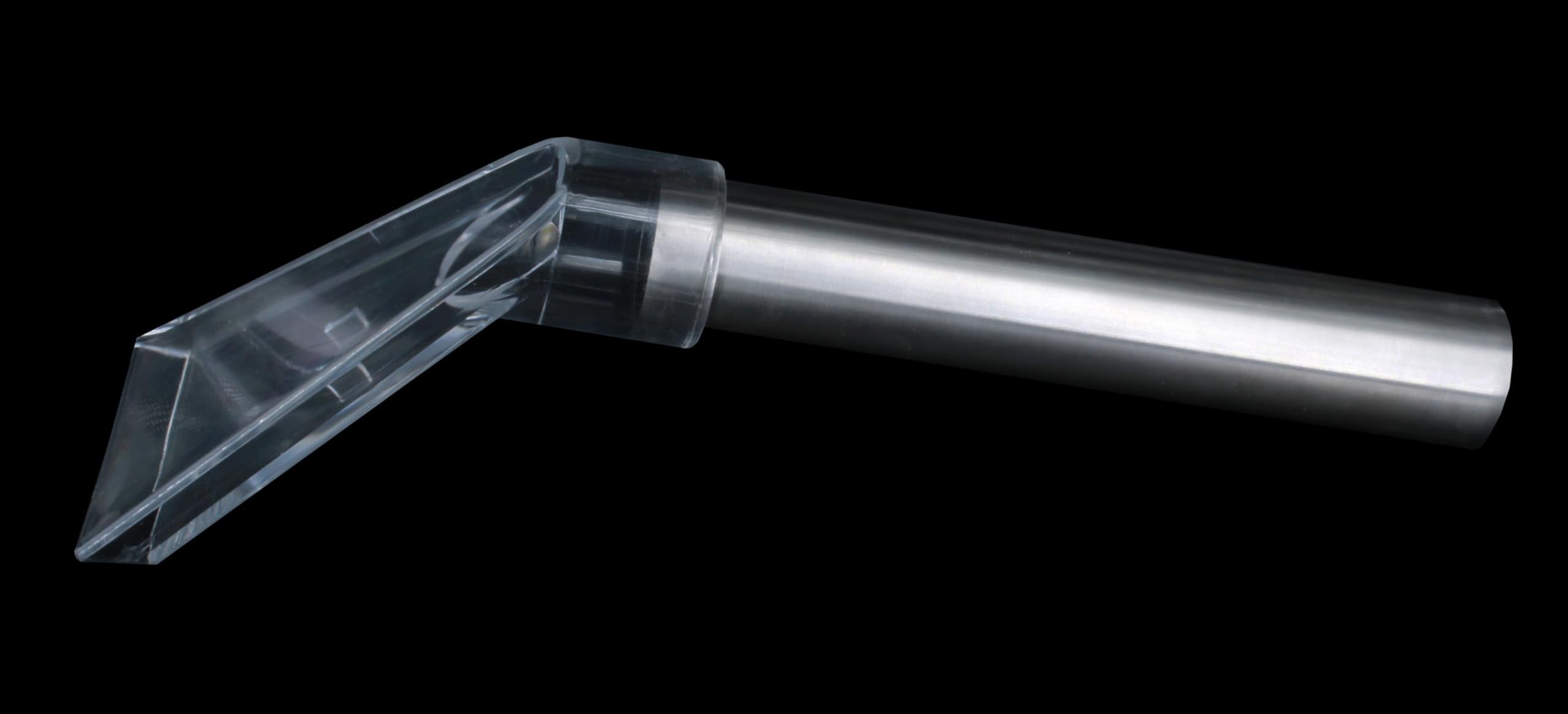 Transparent Mattress and Upholstery Nozzle with Steel Tube for Wet and Dry Vacuum Cleaning (Plexiglas) (38 mm)