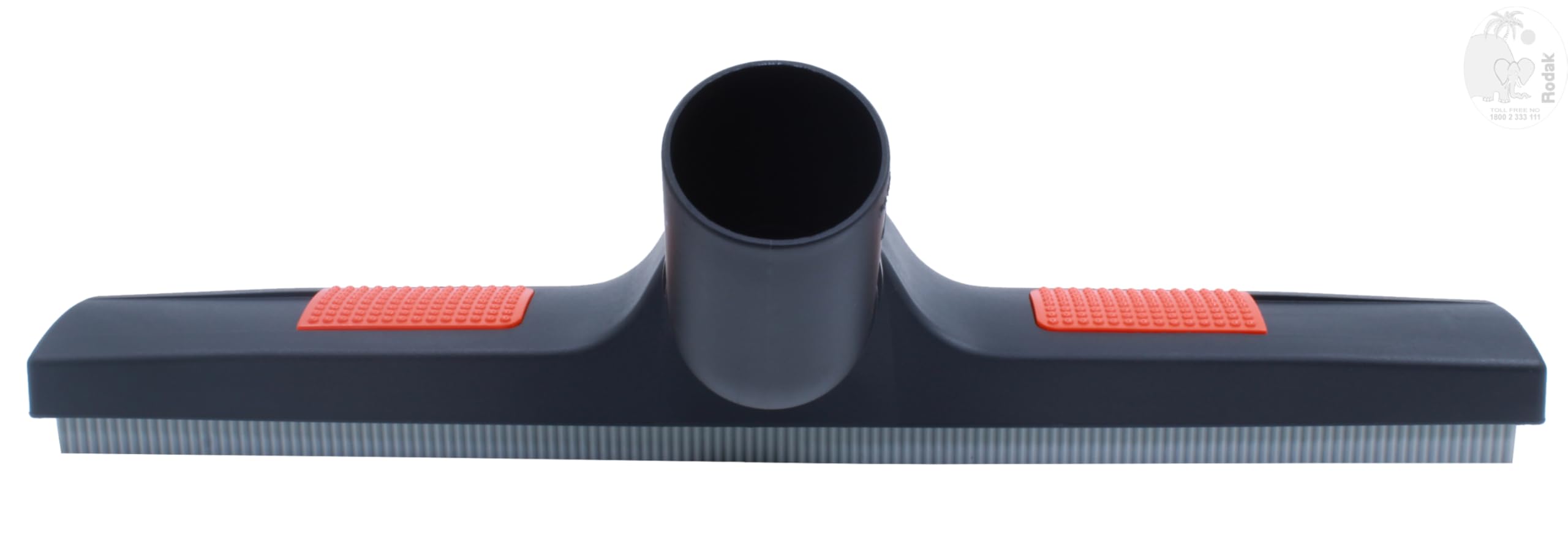 Brush for Wet Floor Cleaning, for Indoor and Outdoor, Suitable for Wooden-, Stone- and Tile Flooring, Sliding on 2 Wheels, EU Import,  45mm