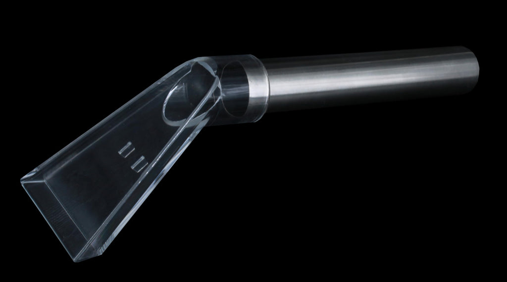 Transparent Mattress and Upholstery Nozzle with Steel Tube for Wet and Dry Vacuum Cleaning (Plexiglas) (38 mm)