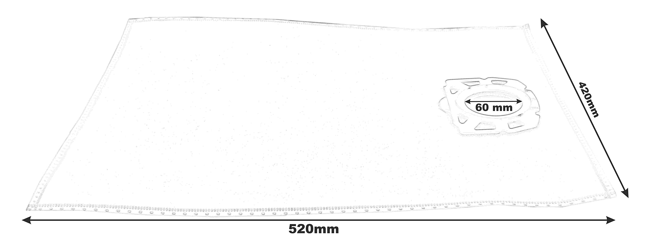 Fleece Dust Bags Set Of 2 - for Karchre Vacuum Cleaner WD4, WD5, WD6