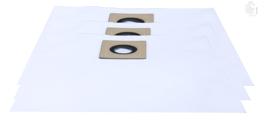 Set of 3 Dust Bags Compatible with Euroclean DX 1150, Tear Resistant, 3-Ply Dust Bags Provides an Advanced Filtration on Micro-Level Compared to 2 Ply Paper Filters