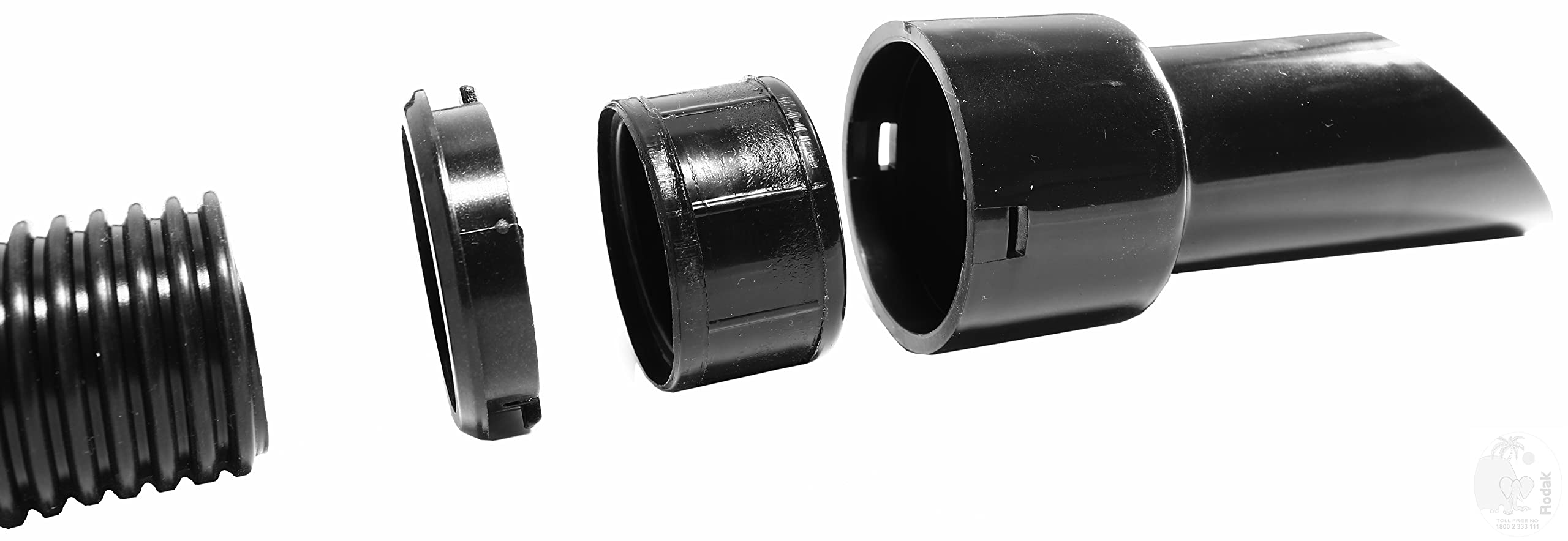 Flexible Hose Swivel Handle for 44 mm Accessories, 38 mm
