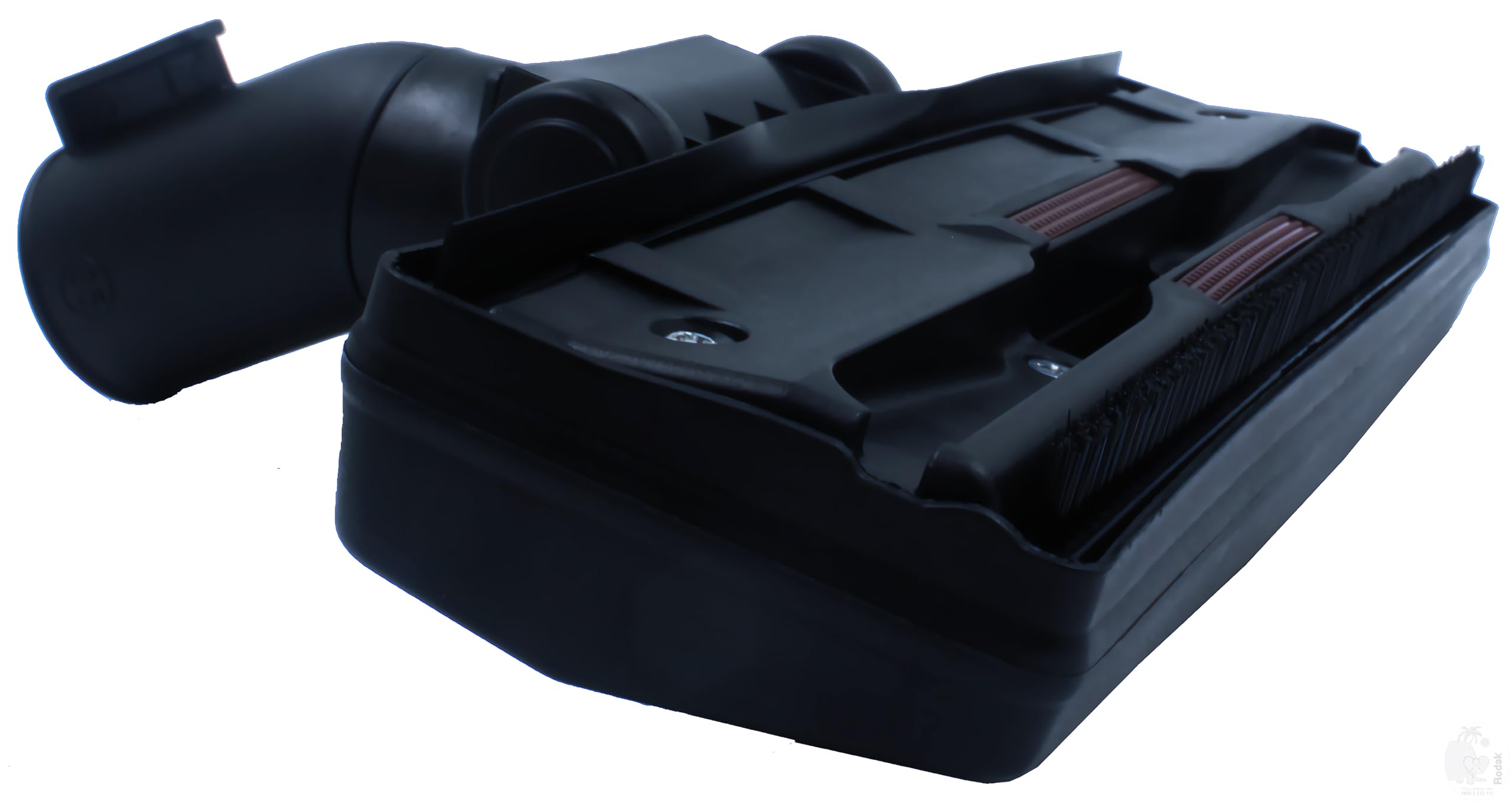 Carpet Brush, Connecting Size, for Indoor, Suitable for Carpets, Wooden-, Stone- and Tile Flooring, Effortless Gliding on 2 Wheels (35 mm)