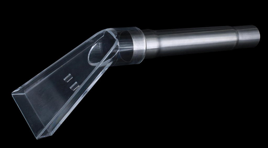 Transparent Mattress and Upholstery Nozzle with Steel Tube and Adapter for Wet and Dry Vacuum Cleaning (Plexiglas) (32 mm)