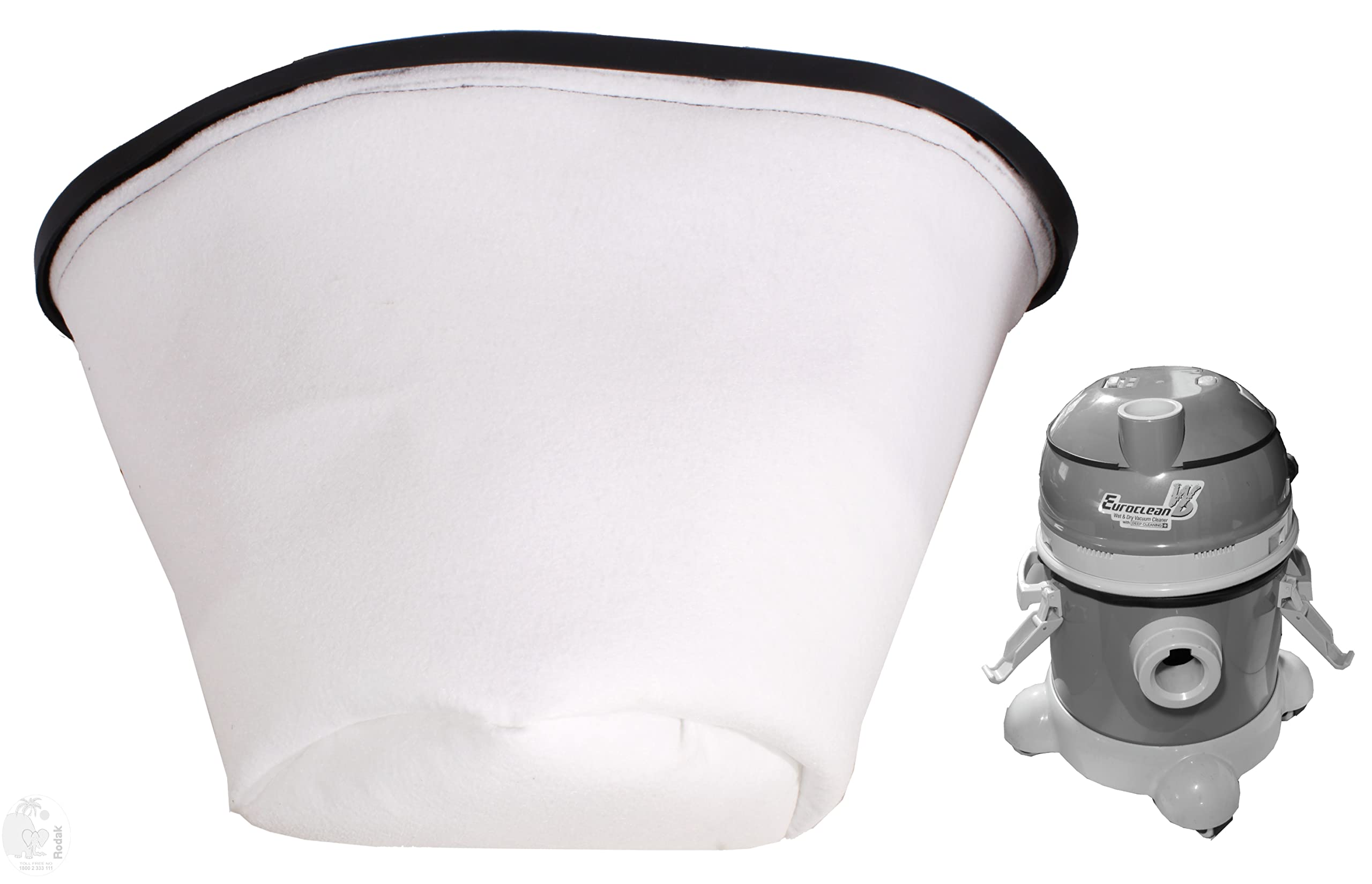 Reusable and Washable Bucket Fleece Filter Compatible With Eureka Forbes wd blue
