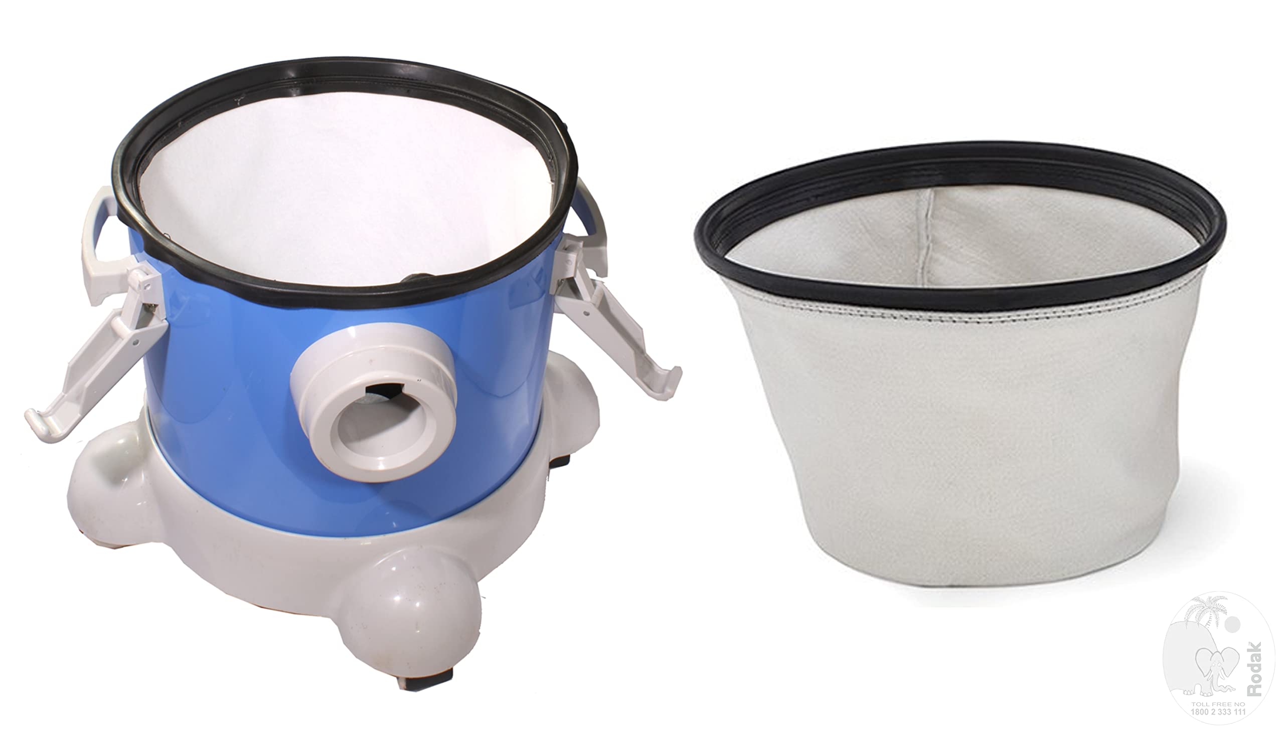 Reusable and Washable Bucket Fleece Filter Compatible With Eureka Forbes wd blue