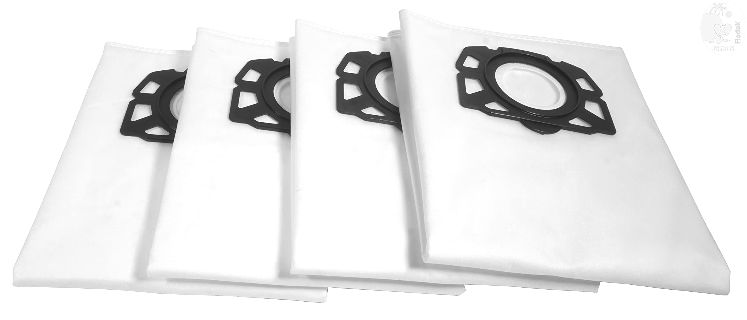 Replacement Filter for KÄRCHER WD3, Fleece Dust Bags Set Of 4, Bigger in Dust Collecting Size Means Longer Use For Each Bag Than The Usual Bags Available In The Market, Tear Resistant