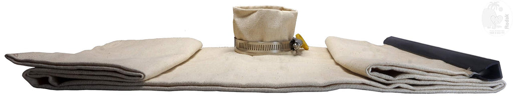 Reusable Vacuum Cleaner Filter with Butterfly Hose Clamp, Compatible with Karcher WD 3
