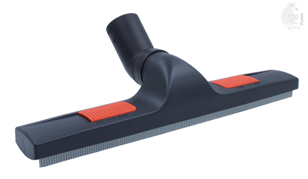 Brush for Wet Floor Cleaning, for Indoor and Outdoor, Suitable for Wooden-, Stone- and Tile Flooring, Sliding on 2 Wheels, EU Import,  45mm