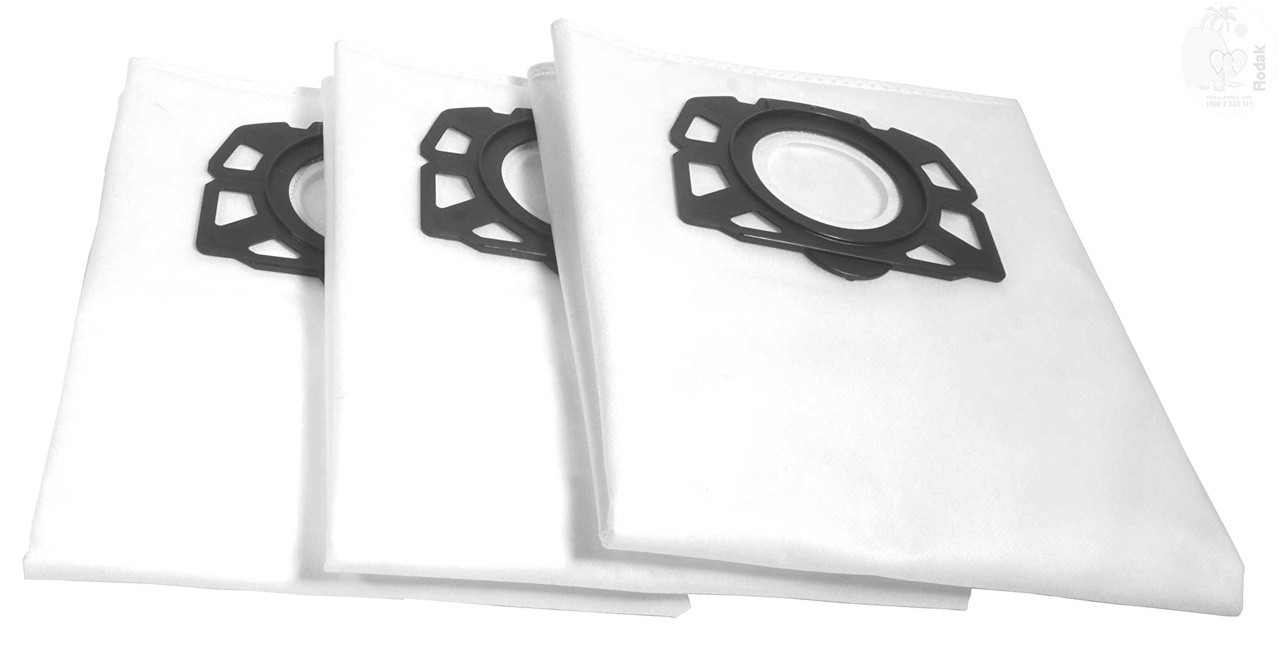 Fleece Dust Bags Set Of 3 - for Karchre Vacuum Cleaner WD4, WD5, WD6