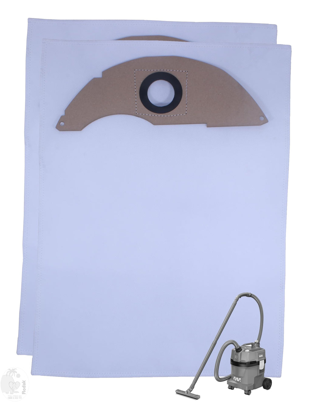 Dust Bags Compatible with Karcher NT 22, Tear Resistant, 3-Layer Dust Bags Provides an Advanced Filtration on Micro-Level Compared (Pack of 2)