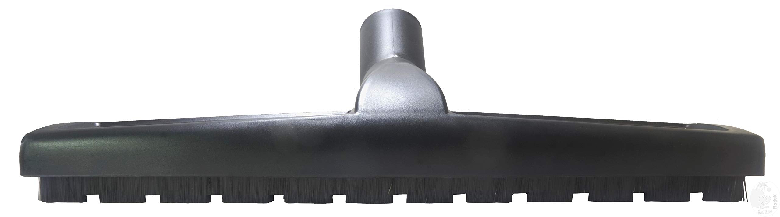 Professional Brush, 38 mm Connecting Size, for Dry Cleaning, Suitable for Hard Floors. 360 mm Width, Sliding On 2 Wheels, Imported
