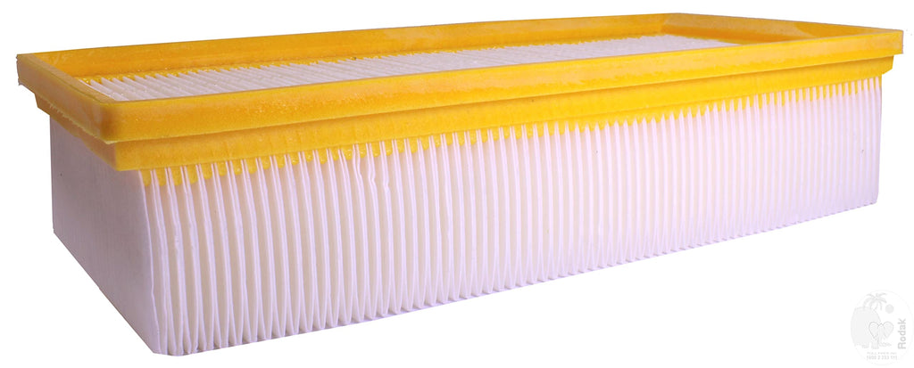 Flat Pleated HEPA Filter compatible with Vacuum Cleaner Karcher NT 65, NT 72/2, NT 75/2