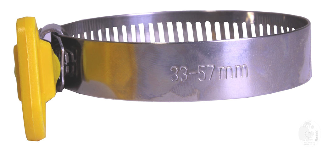 Butterfly Stainless Steel Hose Clamps Jubilee Clip 33-57 mm Imported