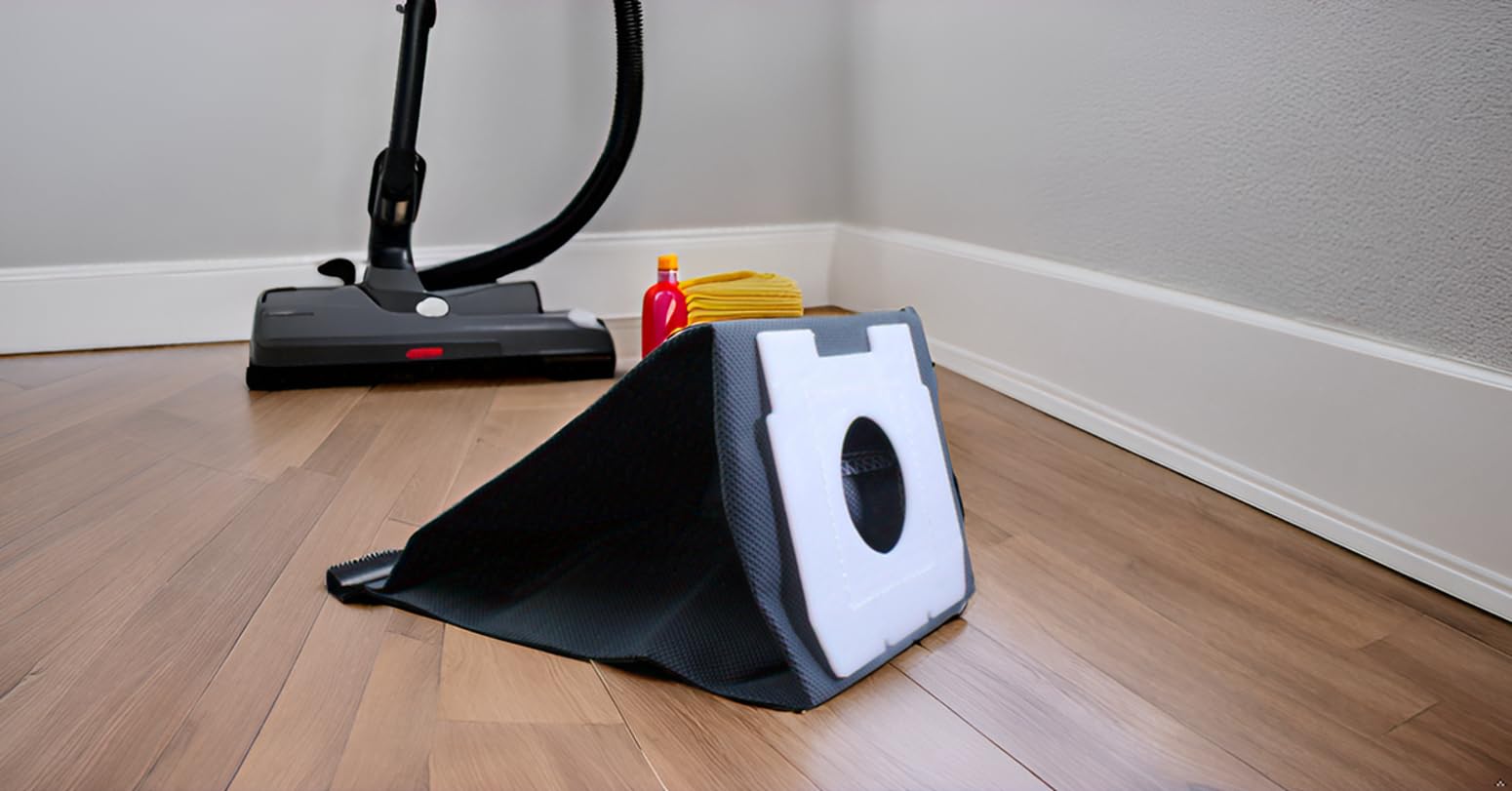 Set of 2 Vacuum Cleaner Dust Bag, Compatible with Panasonic MC-CG 303, 304 and 371 Vacuum Cleaner, Washable and Reusable, Imported