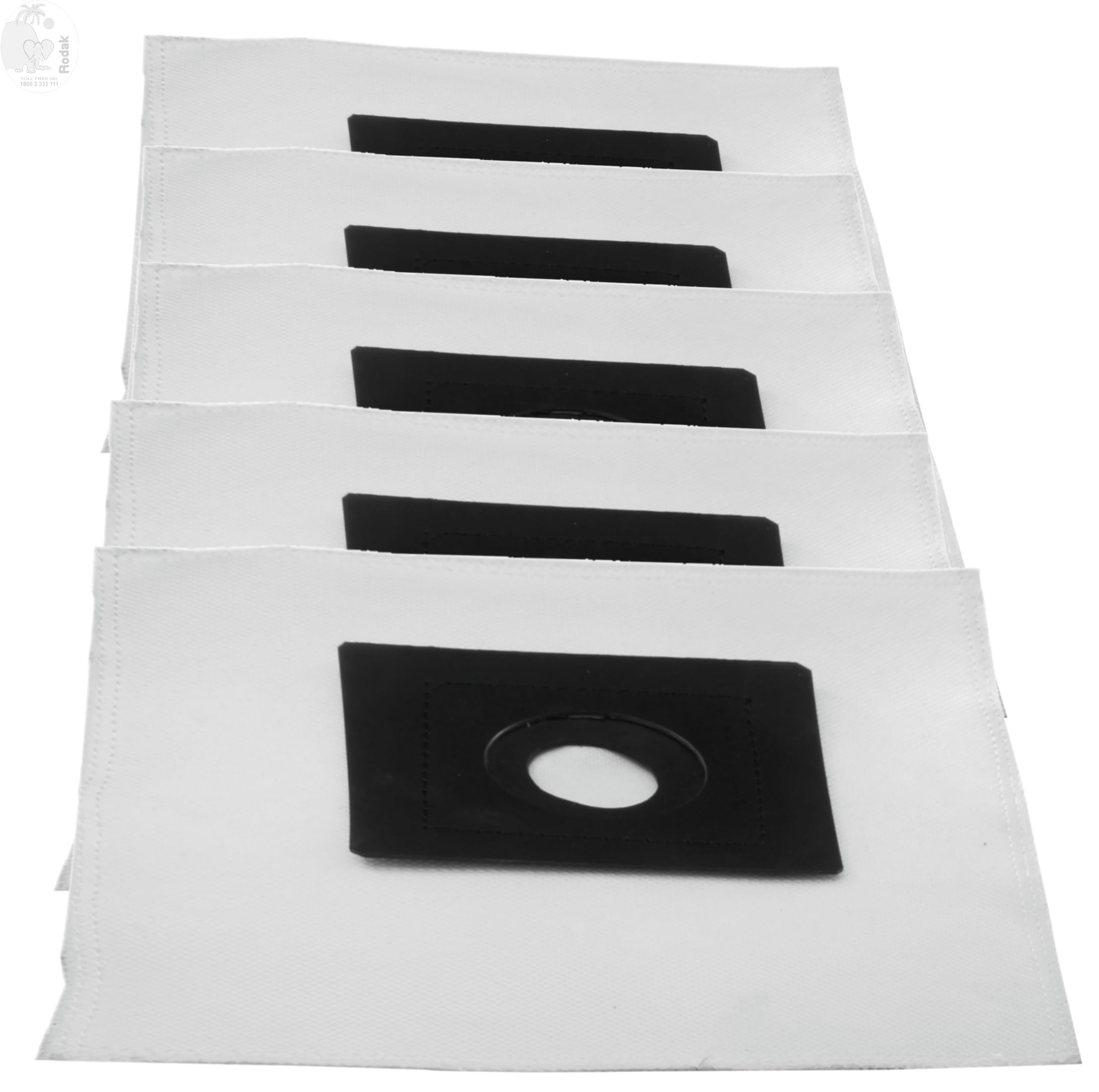 AmazoBasic Vacuum Cleaner Compatible Set of 5 Dust Bags, Tear Resistant, 3-Ply Dust Bags Provides an Advanced Filtration on Micro-Level Compared to 2 Ply Paper Filters