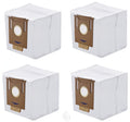 4 Replacement Dust Bags for Auto Empty Station Compatible with Ecovacs Deebot N8 / N8 Pro / T8 N10 / N10 Plus Series Robot Vacuum Cleaners