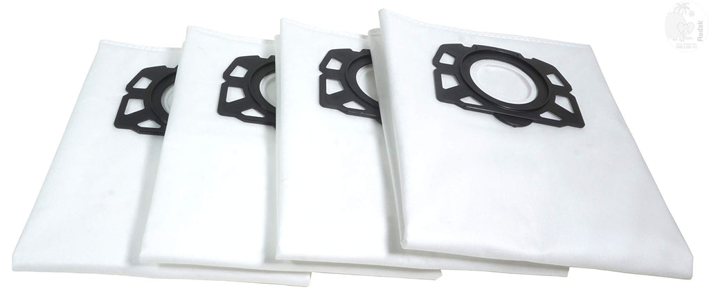 Fleece Dust Bags Set Of 4 - for Karchre Vacuum Cleaner WD4, WD5, WD6