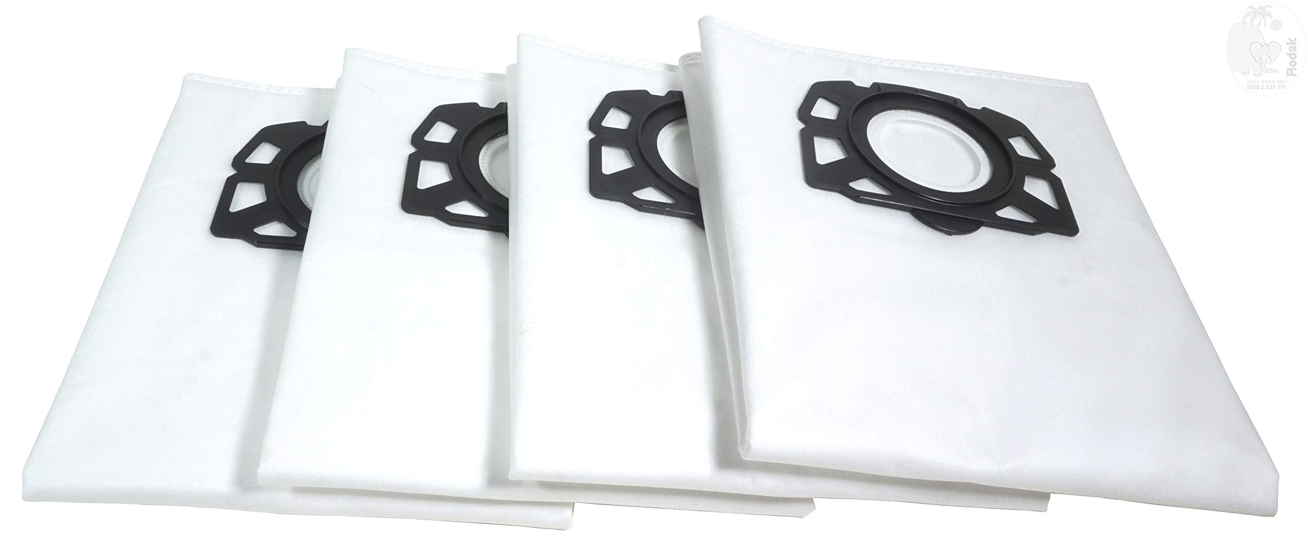 Fleece Dust Bags Set of 4 - Replacement Filter Compatible with AmazonBasics 1400 W 21L Wet and Dry Vacuum Cleaner, Imported