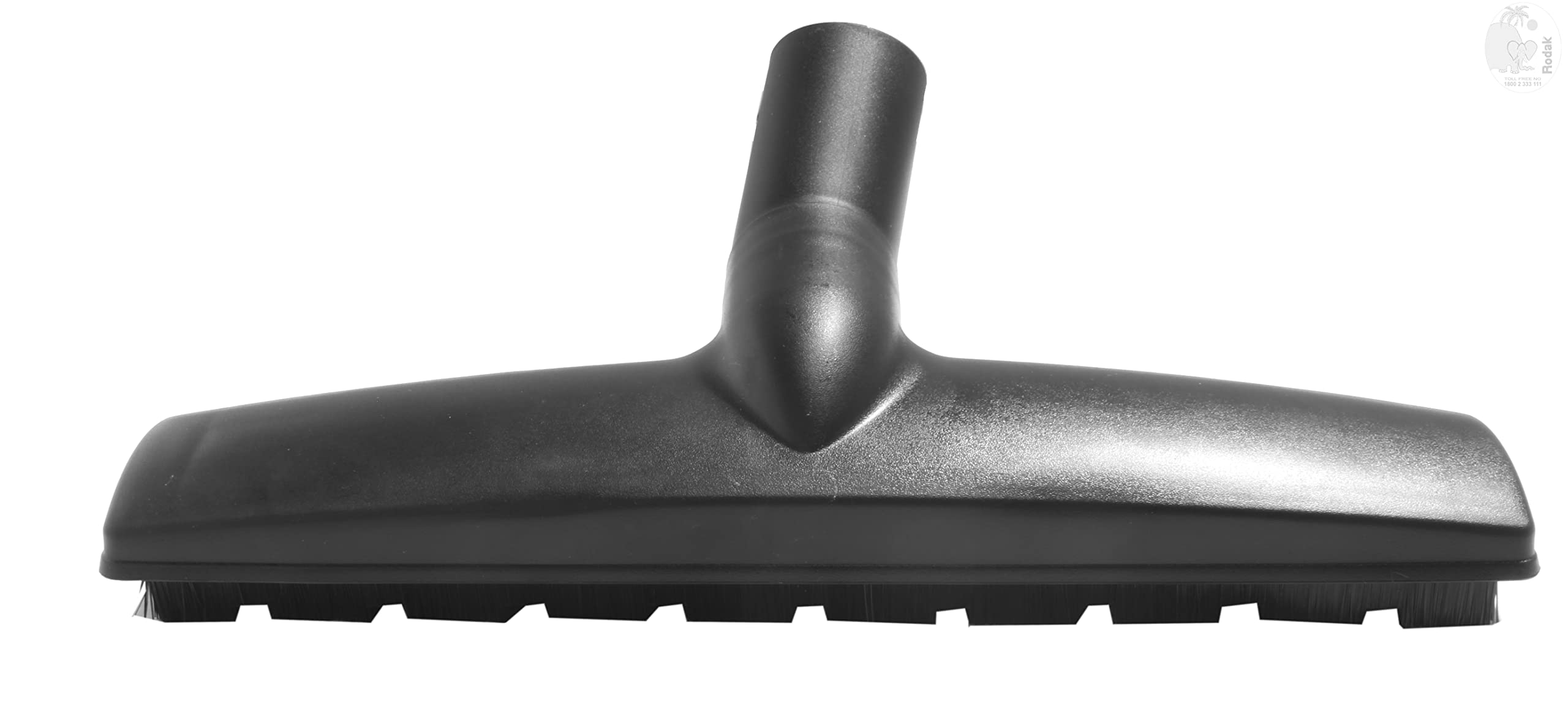 Brush 35 mm Connecting Size, for Dry Cleaning, Suitable for Wooden-, Stone- and Tile Flooring, Sliding on 2 Wheels