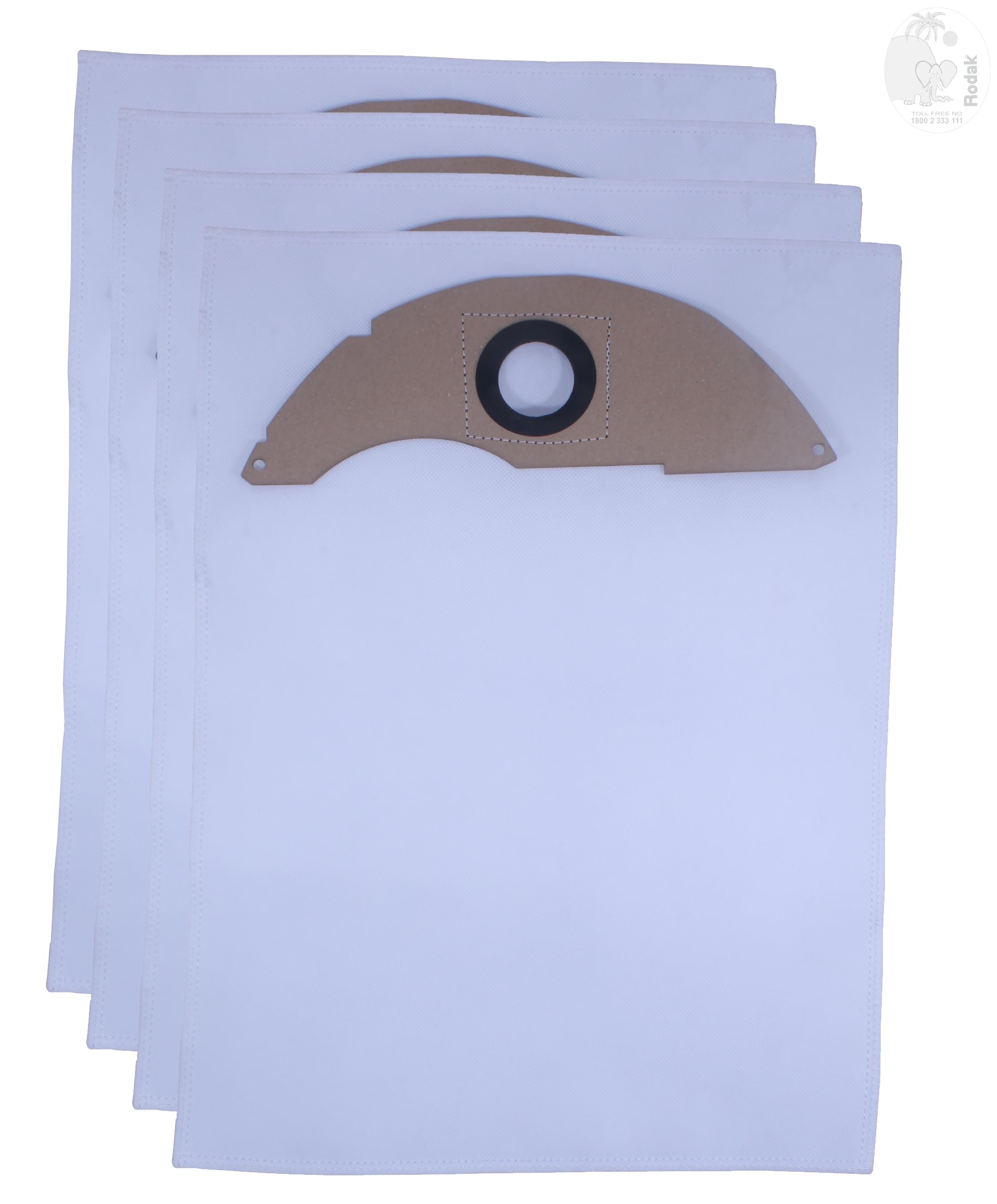 pc Dust Bags Compatible with Karcher NT 22, Tear Resistant, 3-Layer Dust Bags Provides an Advanced Filtration on Micro-Level Compared (Pack of 4)