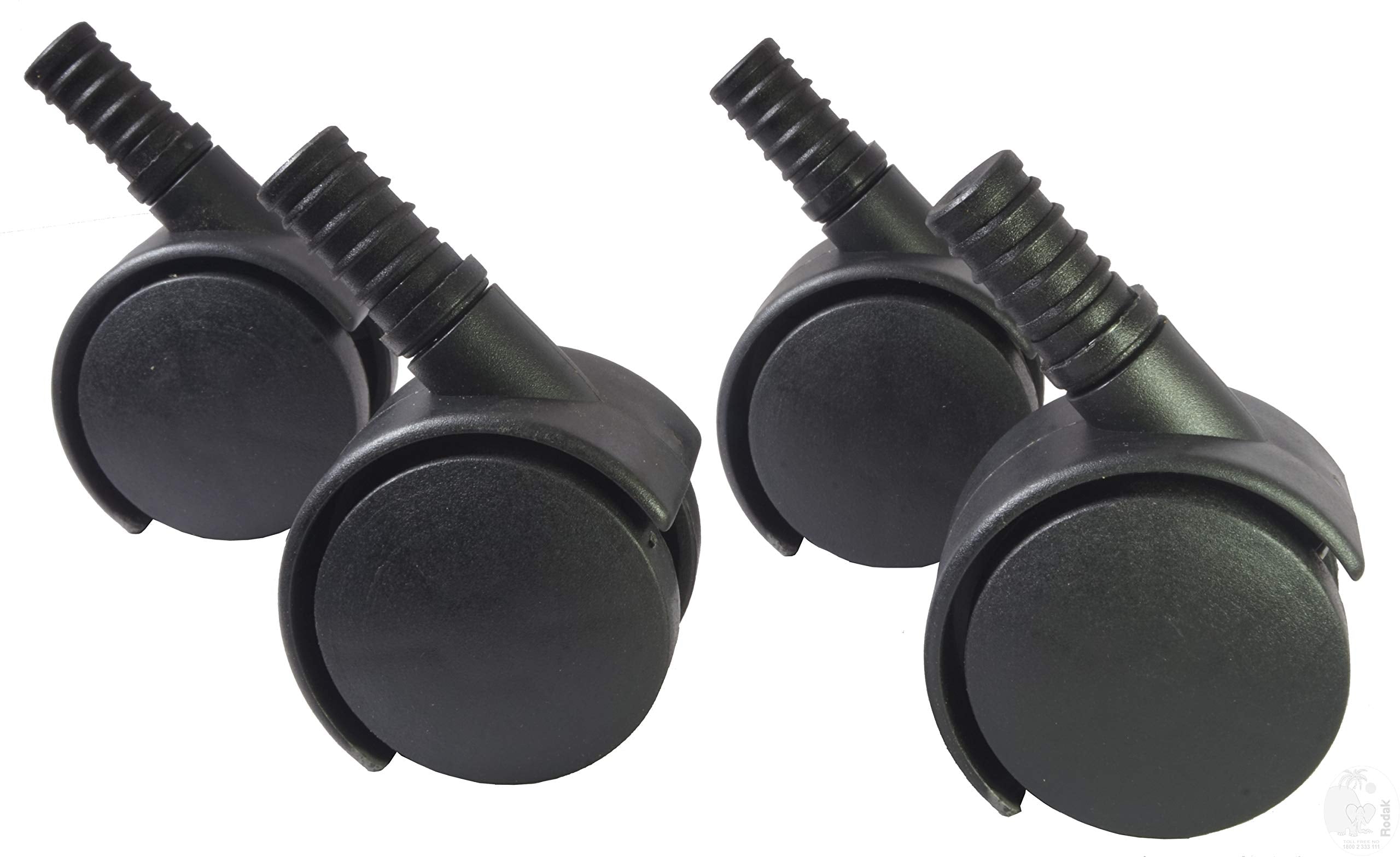 Revolving Wheels for  Vacuum Cleaners, Set of 4, EU Import