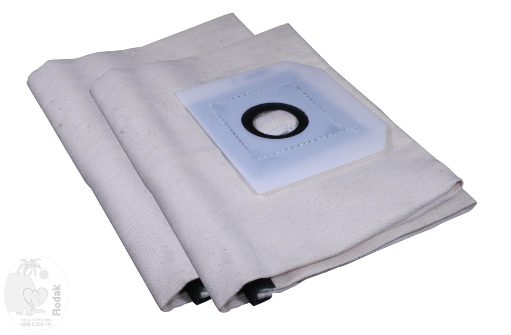 2 pc Reusable and Washable Vacuum Cleaner Woven Dust Bag Compatible With TASKI VACUMAT 22