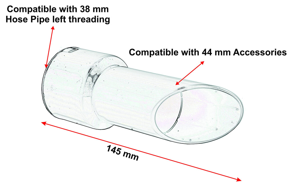 Flexible Hose Swivel Handle for 44 mm Accessories, 38 mm