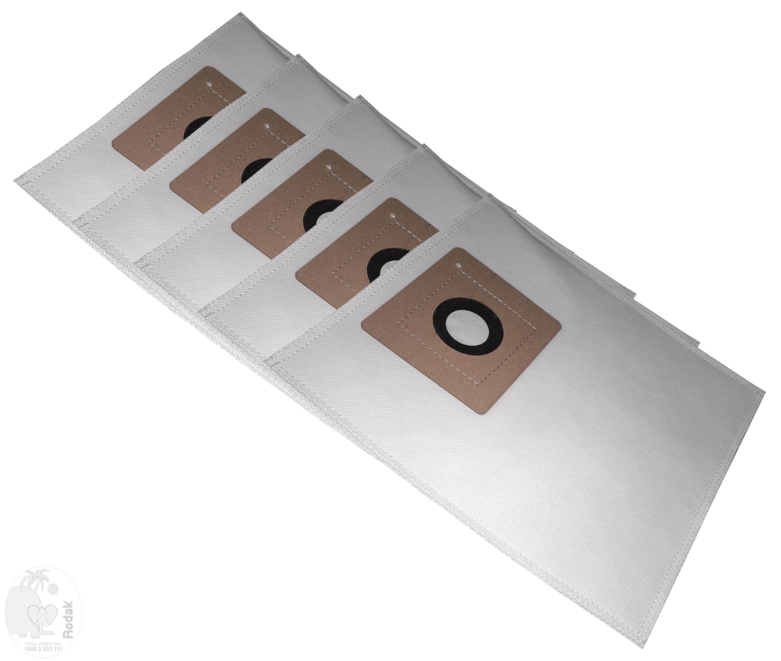 American Micronic AMI-VCC-1600WDx Compatible Set of 5 Dust Bags, Tear Resistant, 3-Ply Dust Bags Provides an Advanced Filtration on Micro-Level Compared to 2 Ply Paper Filters