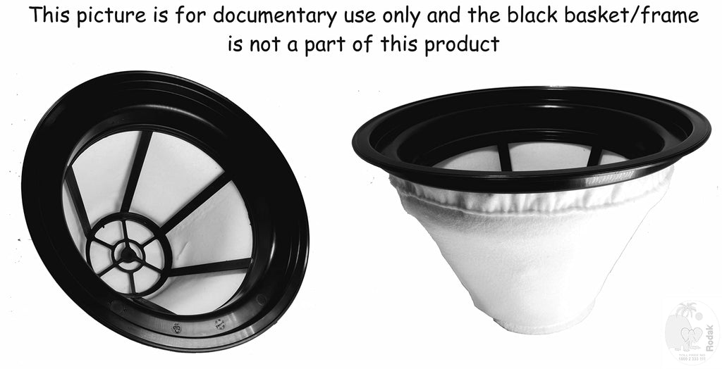 Reusable Textile Filter Compatible with Bosch Gas 11-21 Vacuum Cleaner