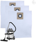 Set of 3 Dust Bags Compatible with Euroclean Pro, Tear Resistant, 3-Ply Dust Bags Provides an Advanced Filtration on Micro-Level Compared to 2 Ply Paper Filters
