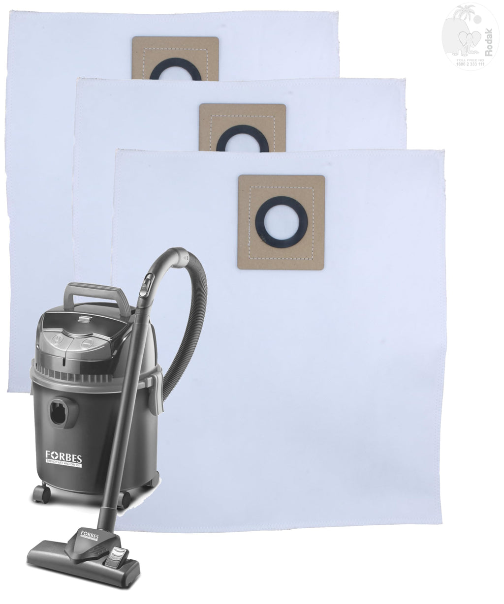 Set of 3 Dust Bags Compatible with Euroclean DX 1150, Tear Resistant, 3-Ply Dust Bags Provides an Advanced Filtration on Micro-Level Compared to 2 Ply Paper Filters