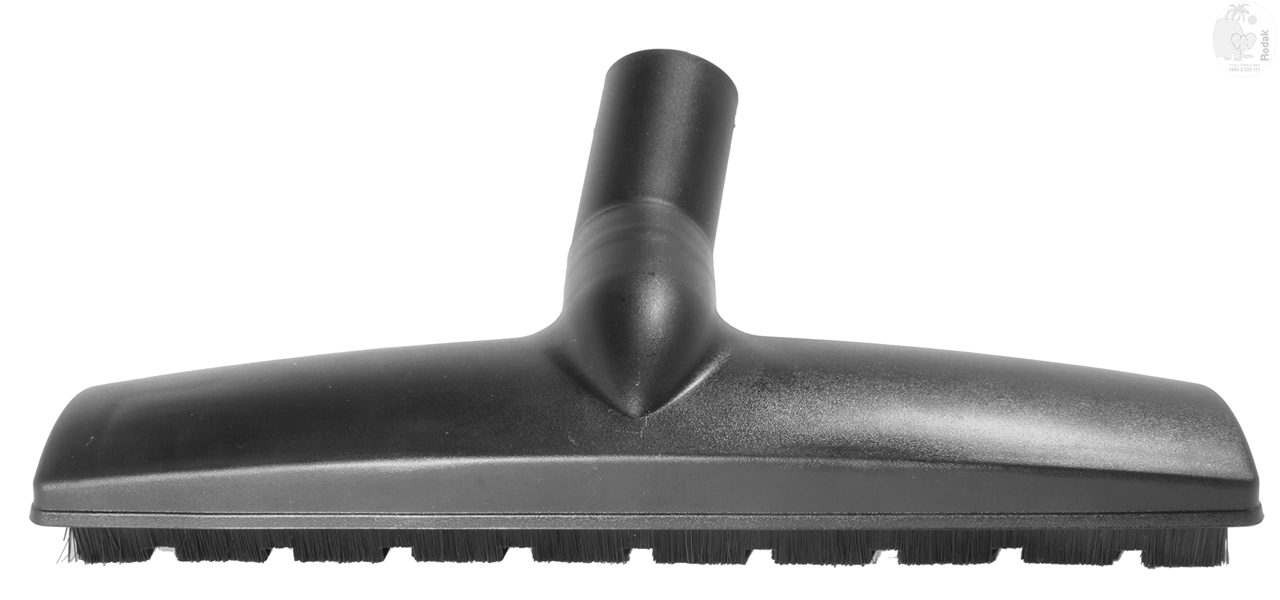 Brush 32 mm Connecting Size, for Dry Cleaning, Suitable for Wooden-, Stone- and Tile Flooring, Sliding on 2 Wheels