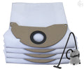 Set of 4 Dust Bags Compatible with Karcher WD2, MV2, Tear Resistant, 3-Ply Dust Bags Provides an Advanced Filtration on Micro-Level Compared to 2 Ply Paper Filters