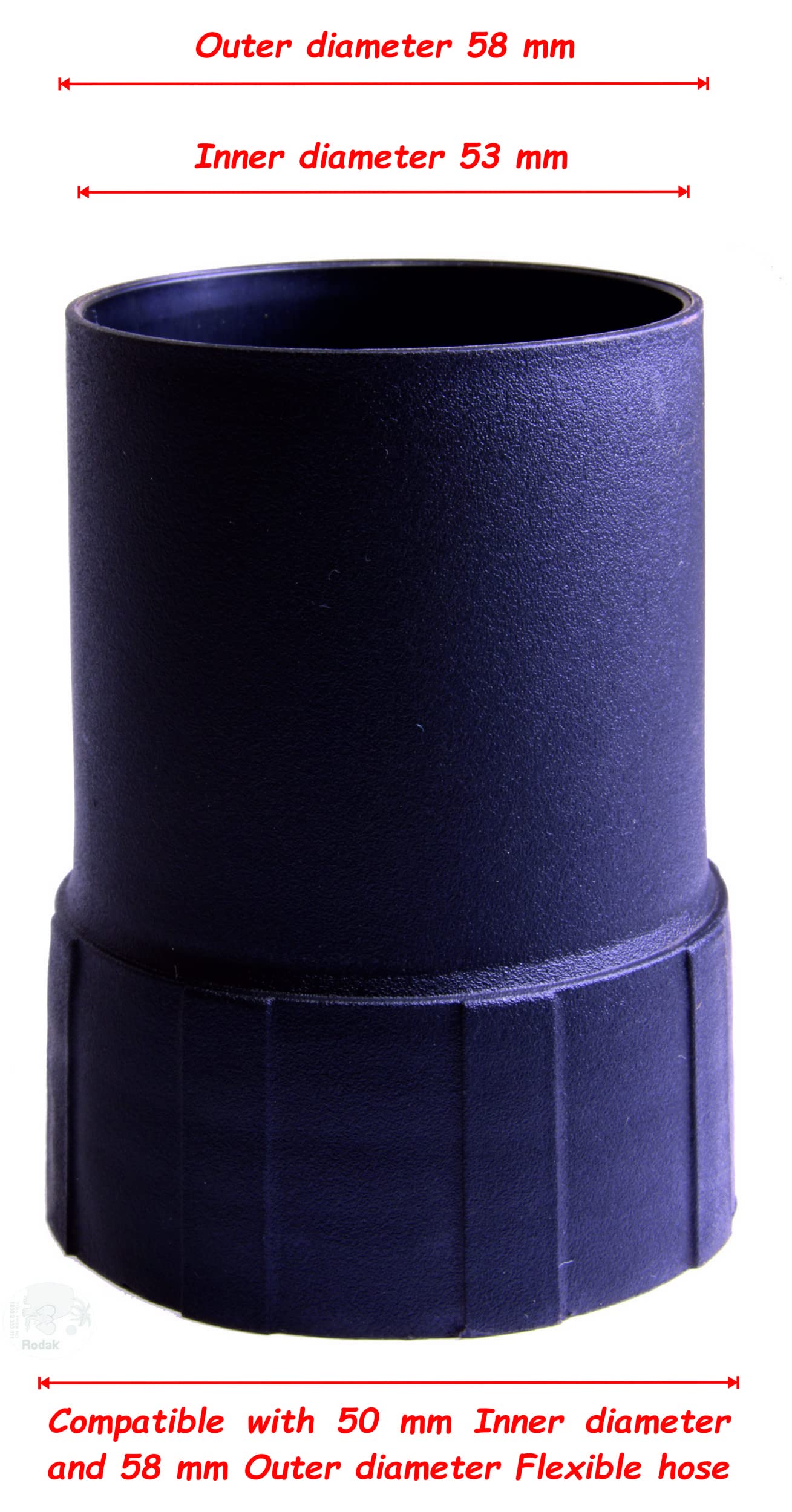 Flexible Hose Handle for 58 mm Accessories, Compatible with 50 mm Flexible Hose