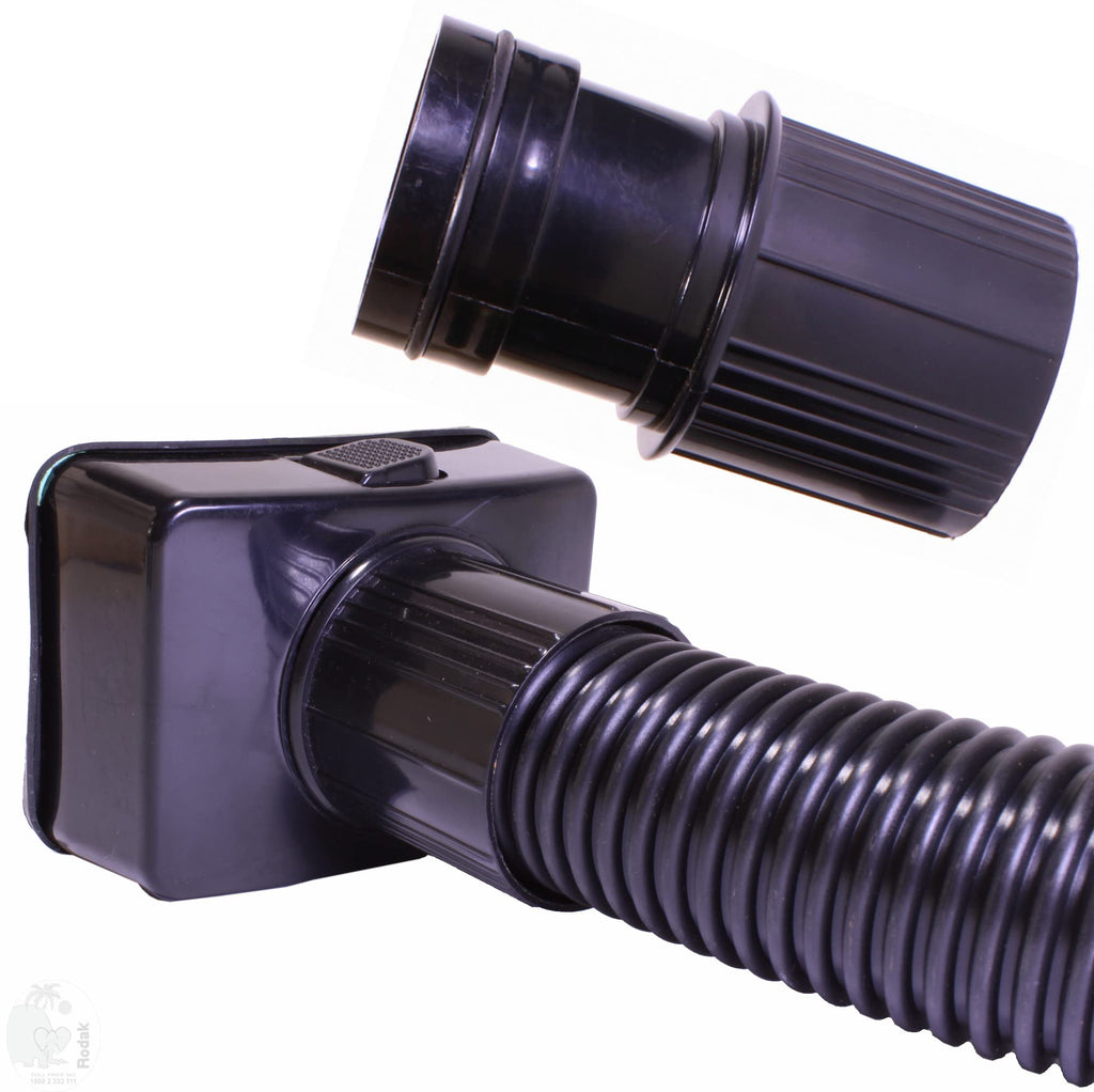 Connector to Tank for Industrial Vacuum Cleaners compatible with 32 or 38 mm Flexible Hoses