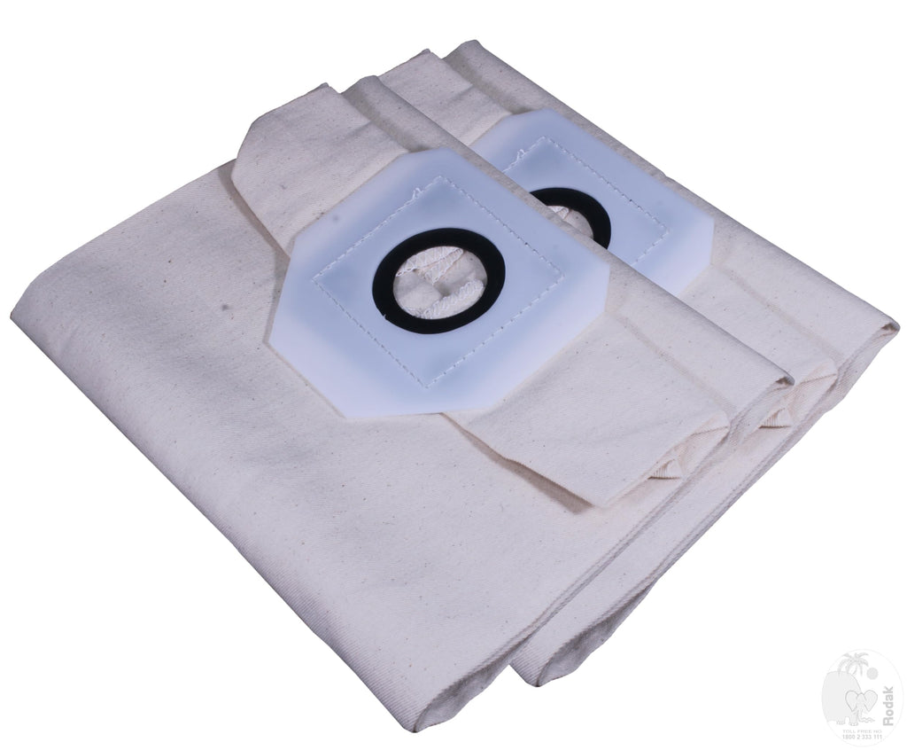 2 pc Reusable and Washable Vacuum Cleaner Woven Dust Bag Compatible With TASKI Aero 15, Aero 15 Plus, Aero 8, Aero 8 Plus, Baby Bora, Bora, S4, Samba, T5, Vento 15, Vento 8, Vento 8S