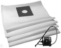 Set of 4 Dust Bags Compatible with Bosh Gas 12-25, Tear Resistant, 3-Ply Dust Bags Provides an Advanced Filtration on Micro-Level Compared to 2 Ply Paper Filters