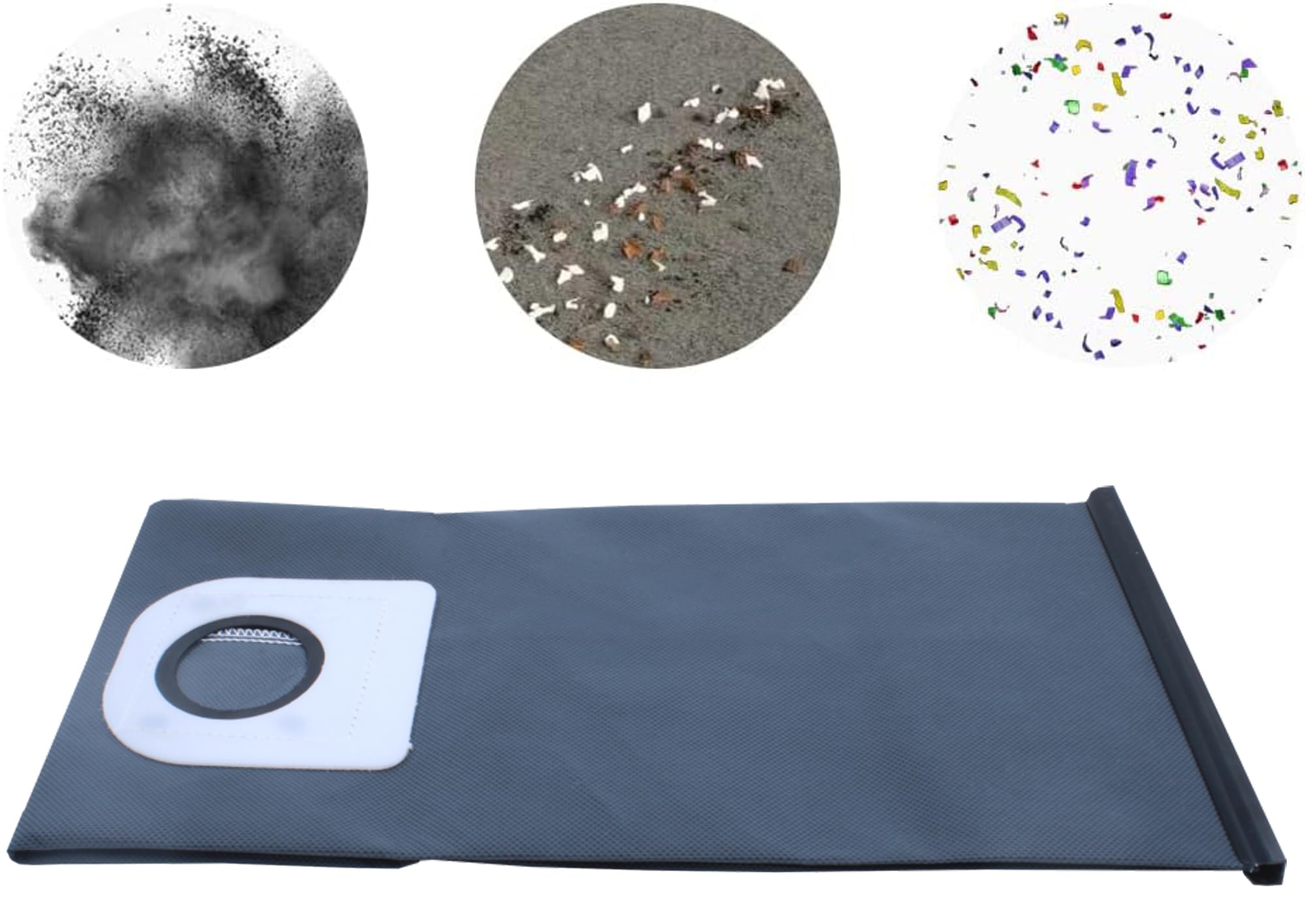 Vacuum Cleaner Dust Bag, Compatible with AmazonBasics Wet and Dry 21 L, Washable and Reusable