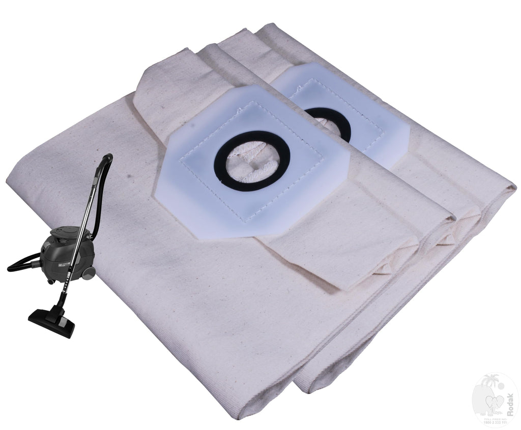 2 pc Reusable and Washable Vacuum Cleaner Woven Dust Bag Compatible With TASKI Aero 15, Aero 15 Plus, Aero 8, Aero 8 Plus, Baby Bora, Bora, S4, Samba, T5, Vento 15, Vento 8, Vento 8S