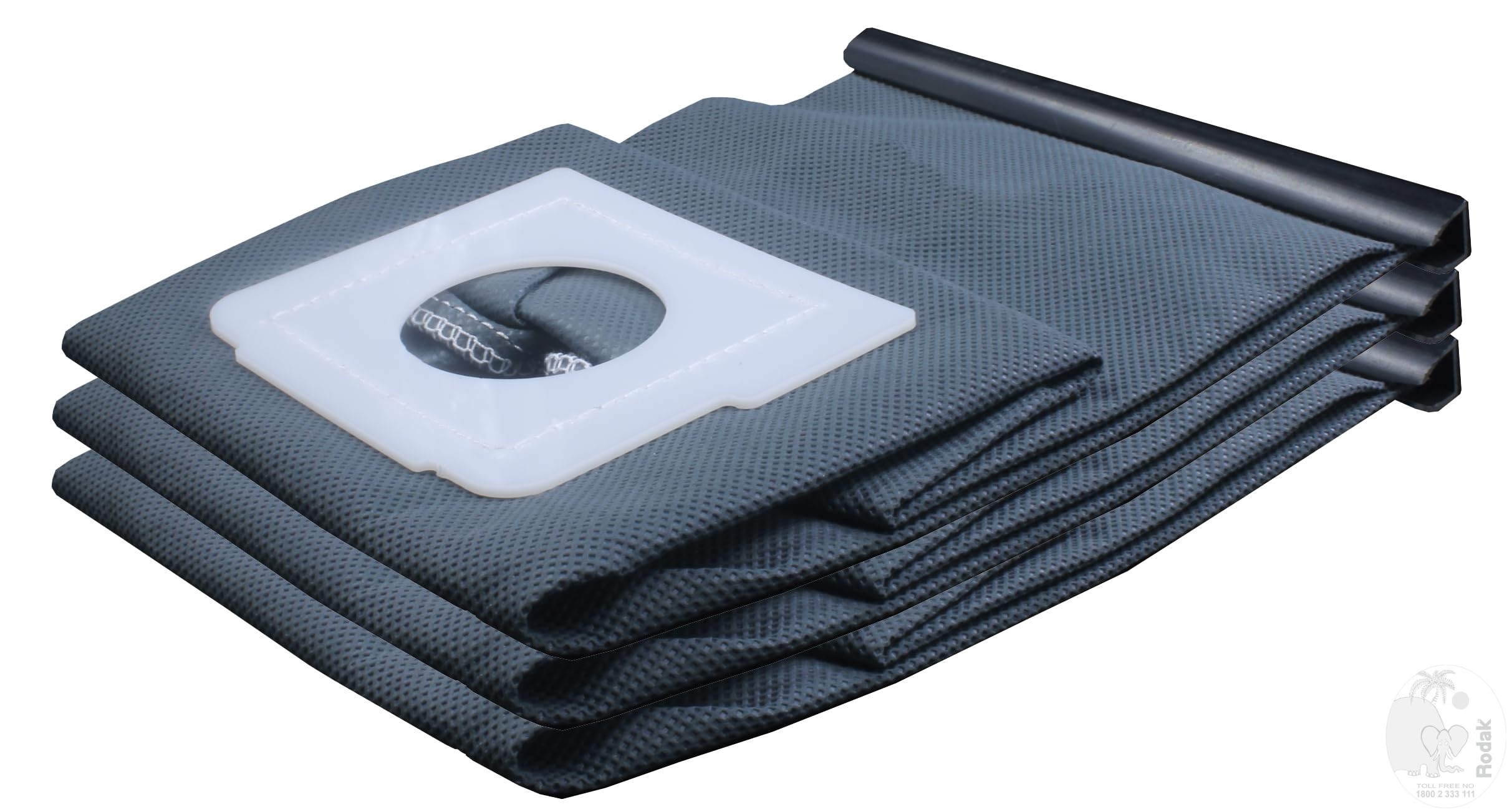 Set of 3 Reusable and Washable Filters Compatible with LG VC743 RD, NB