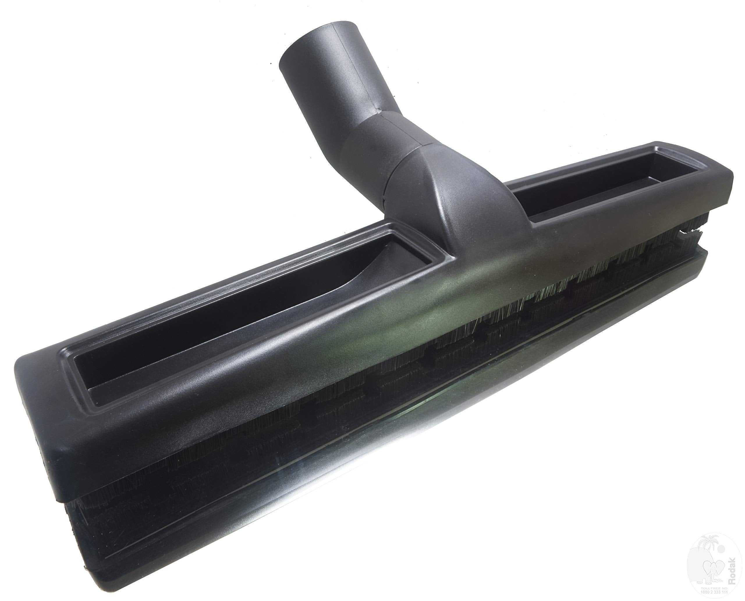Professional Brush, 38 mm Connecting Size, for Dry Cleaning, Suitable for Hard Floors. 360 mm Width, Sliding On 2 Wheels, Imported