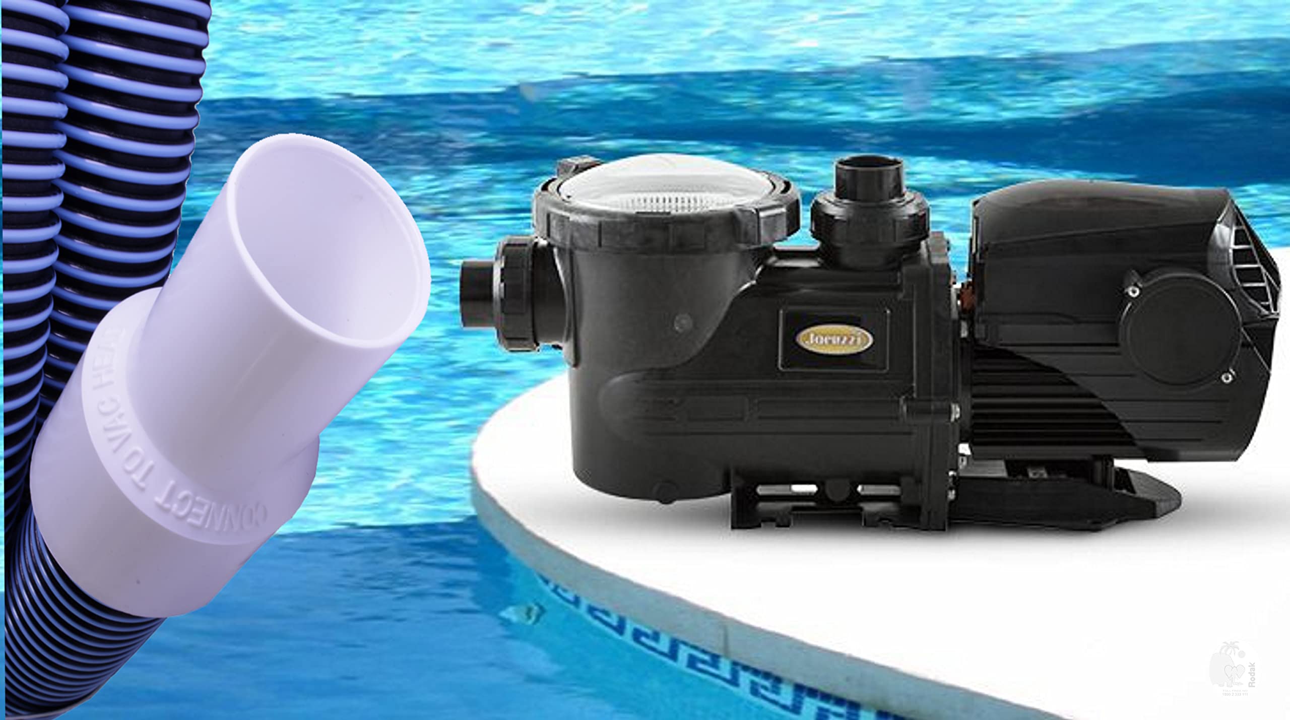 15 Meter Swimming Pool Hose, Connecting Size 38 mm, Imported
