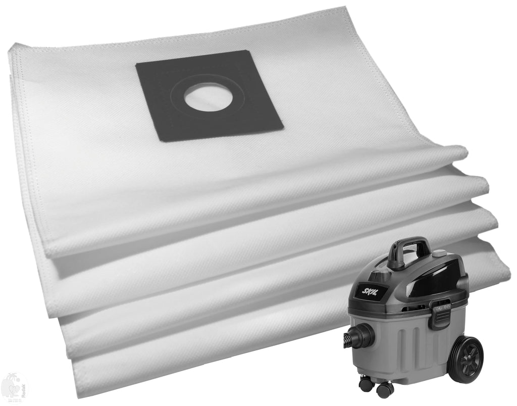 Set of 4 Dust Bags Compatible with Skil 8715, Tear Resistant, 3-Ply Dust Bags Provides an Advanced Filtration on Micro-Level Compared to 2 Ply Paper Filters