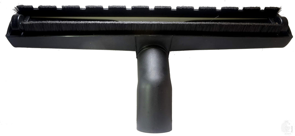 Professional Brush, 35 mm Connecting Size, for Dry Cleaning, Suitable for Hard Floors. 360 mm Width, Sliding On 2 Wheels, Imported