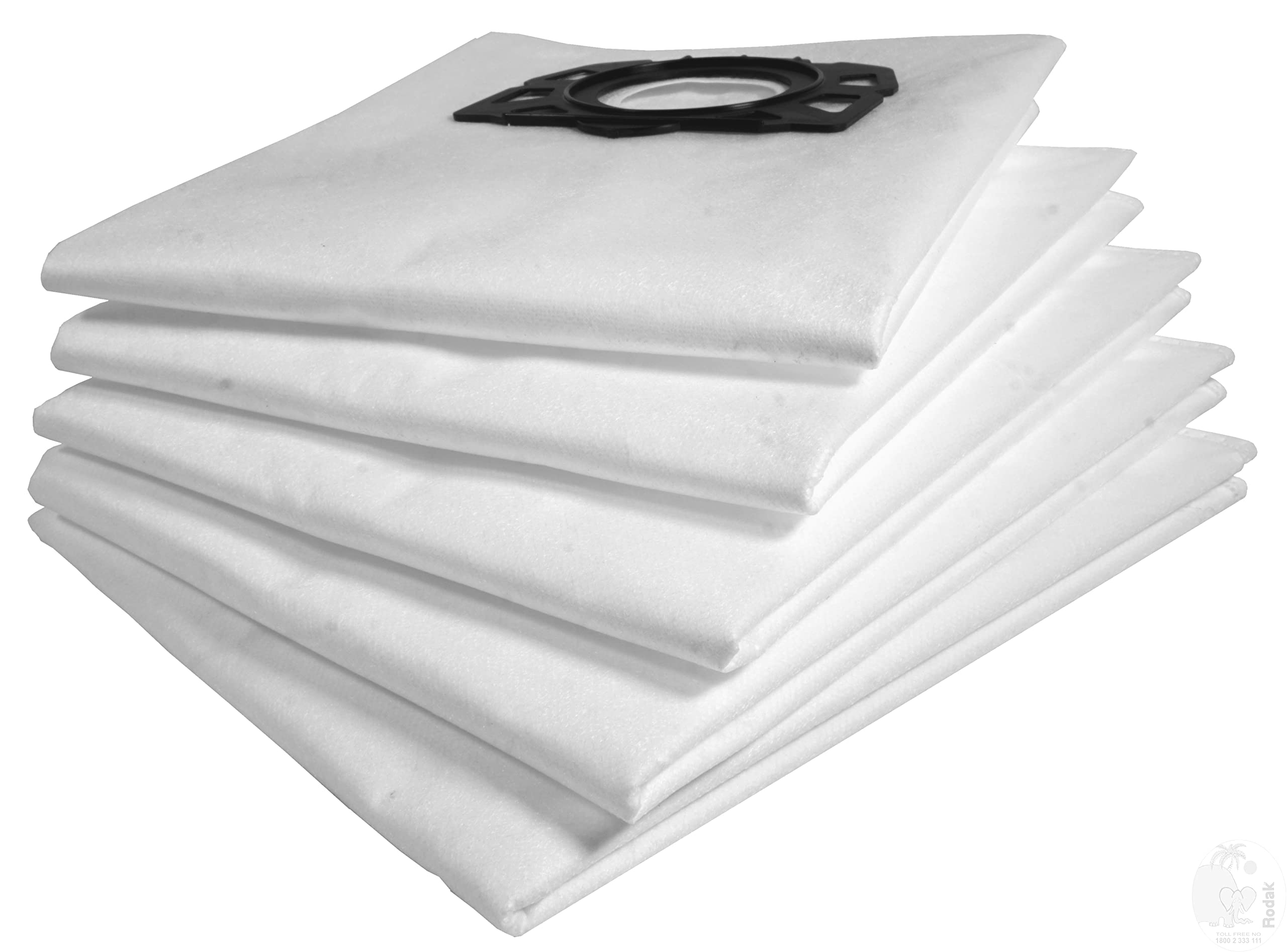 Fleece Dust Bags Set Of 5 - for Karchre Vacuum Cleaner WD4, WD5, WD6